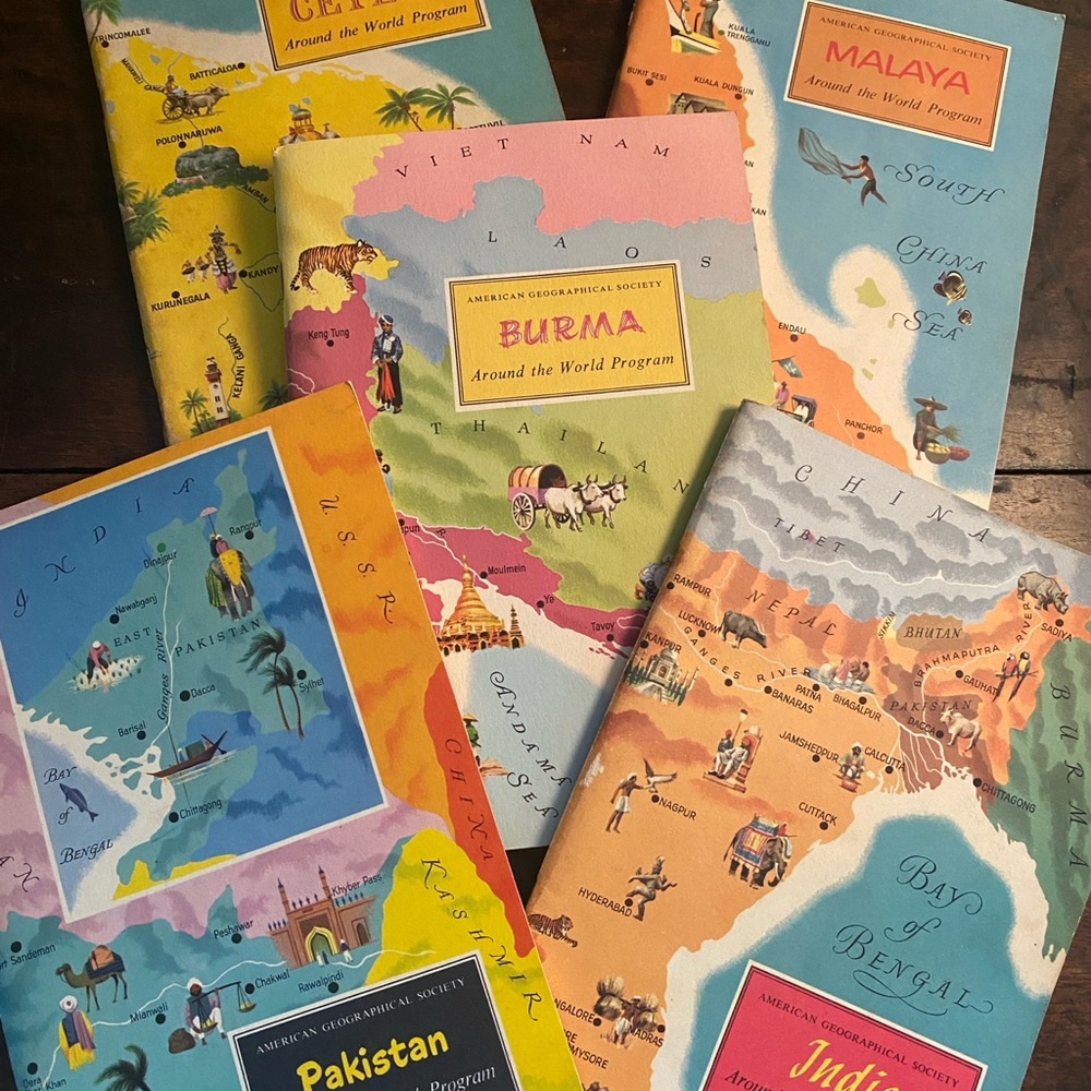 1950s vintage booklets lot of 5 countries Pakistan Burma India Malaya Ceylon